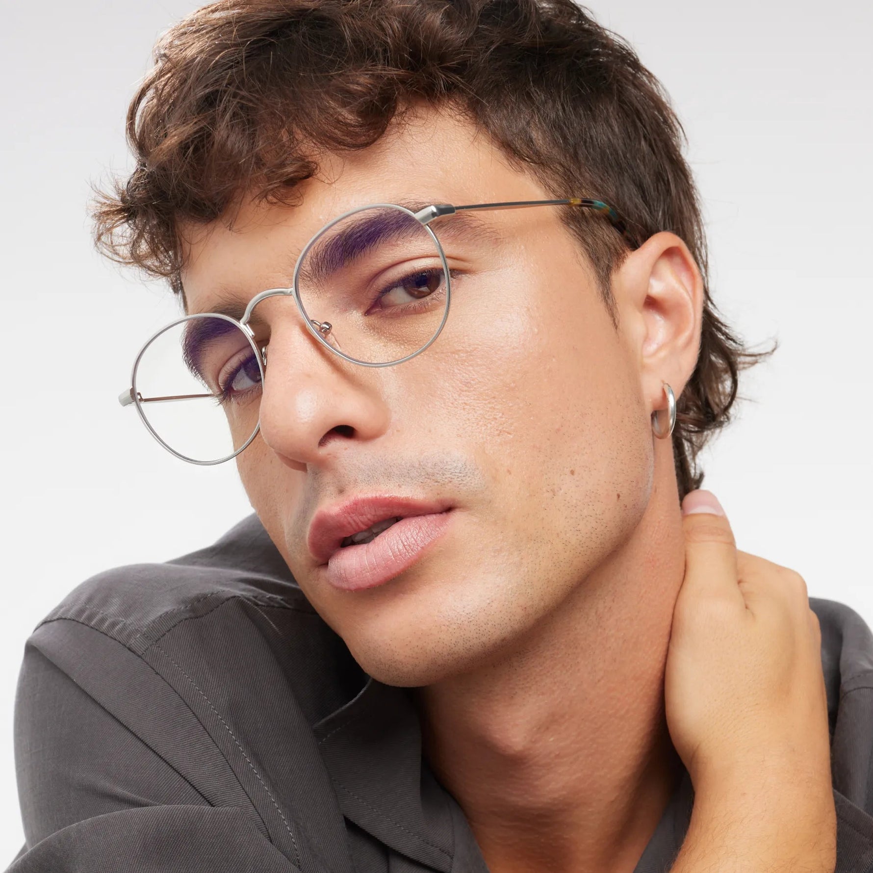Barner Glasses Recoleta | Silver Matte