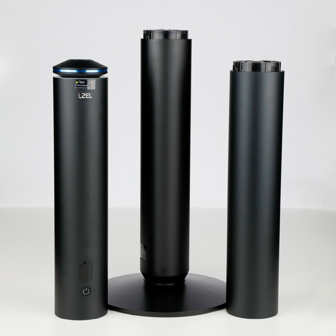LZEL Aroma Diffuser Aromavista Serenity Prestige Scent Diffuser Waterless Nebulizer Aroma Diffuser, 2000sqft