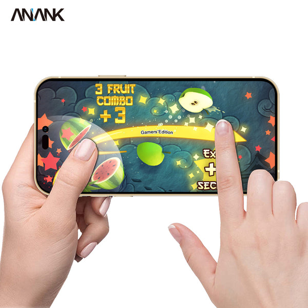 كڤر حماية شاشة 2.5D لهاتف iPhone 14 Pro مضاد لبصمات الأصابع من Anank