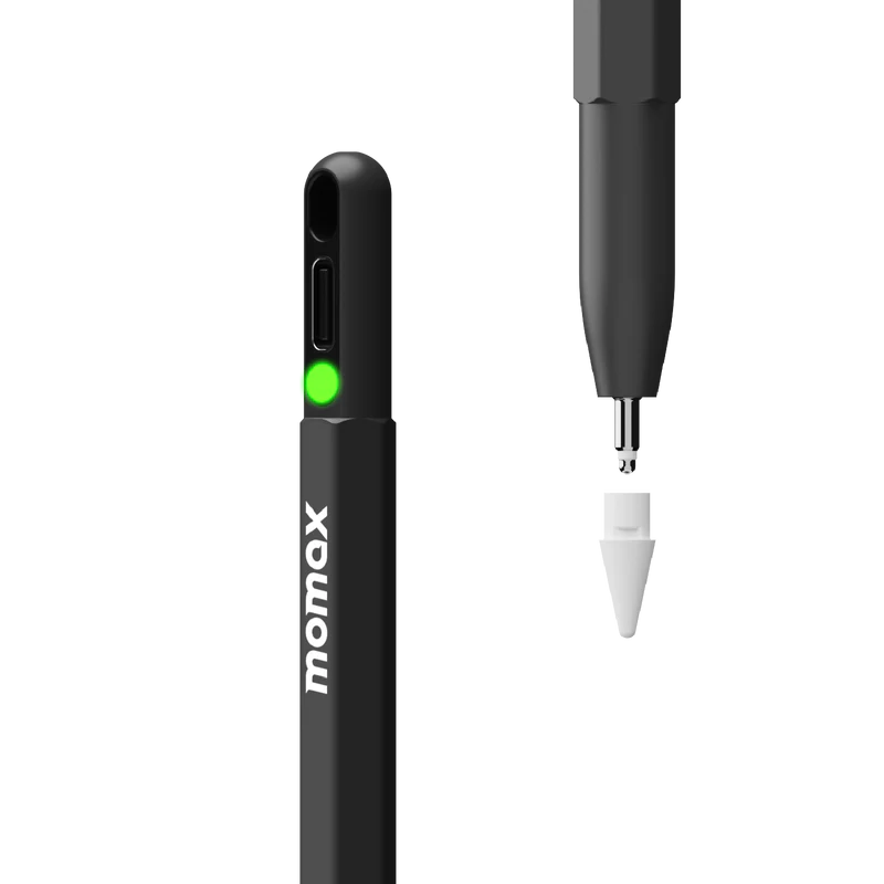 Momax Mag.Link Pop Magnetic Active Stylus Pen | Black