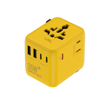 LZEL Voyage Globepowers 35W GaN III Fast PD Travel Adapter | Yellow