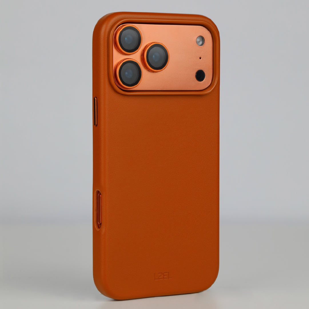 LZEL MagOrbio Leather Case for iPhone 17 Pro Max
