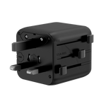 LZEL Voyage Globepower 2500 Watt Universal Multi Travel Plug Adapter | Black