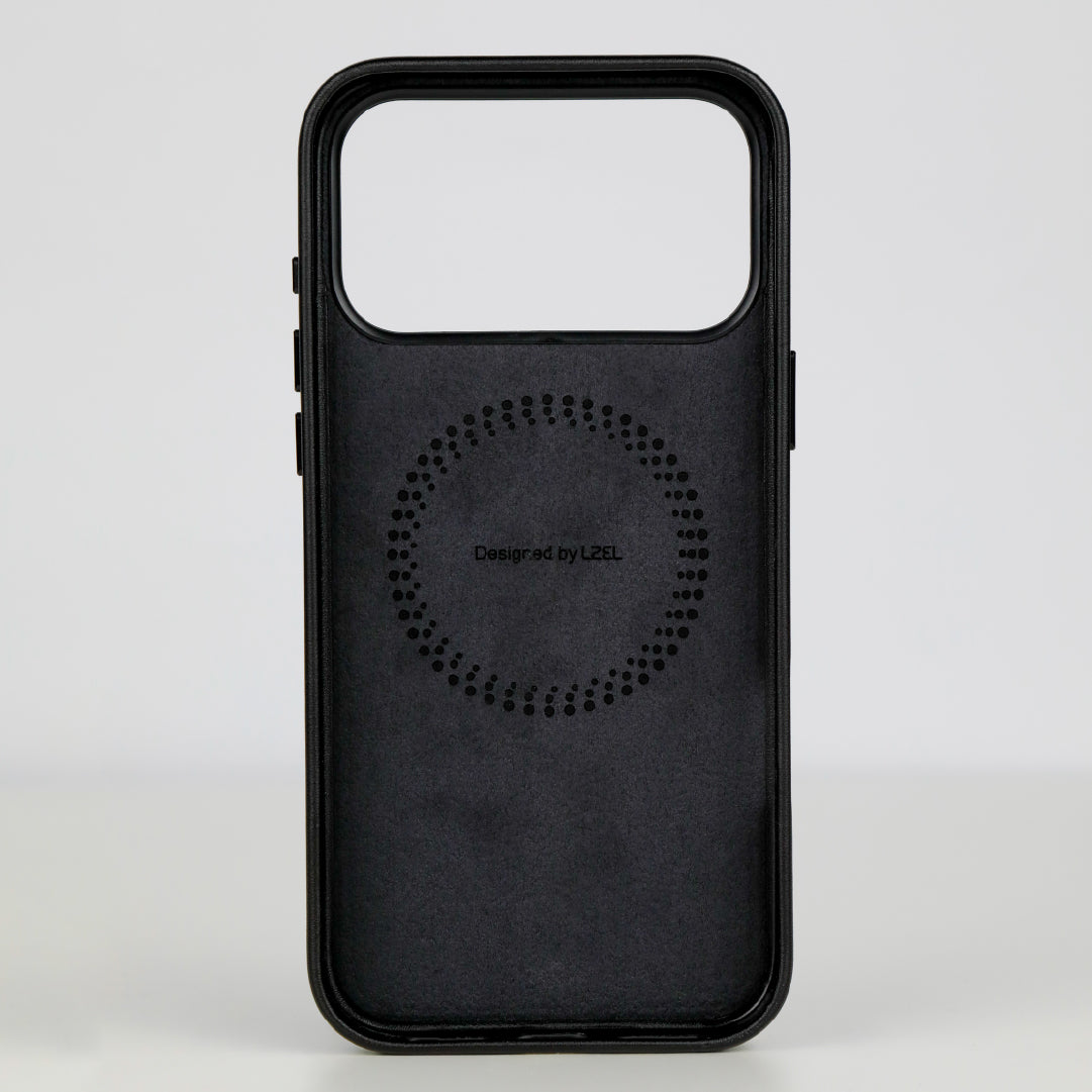 LZEL MagOrbio Leather Case for iPhone 17 Pro Max