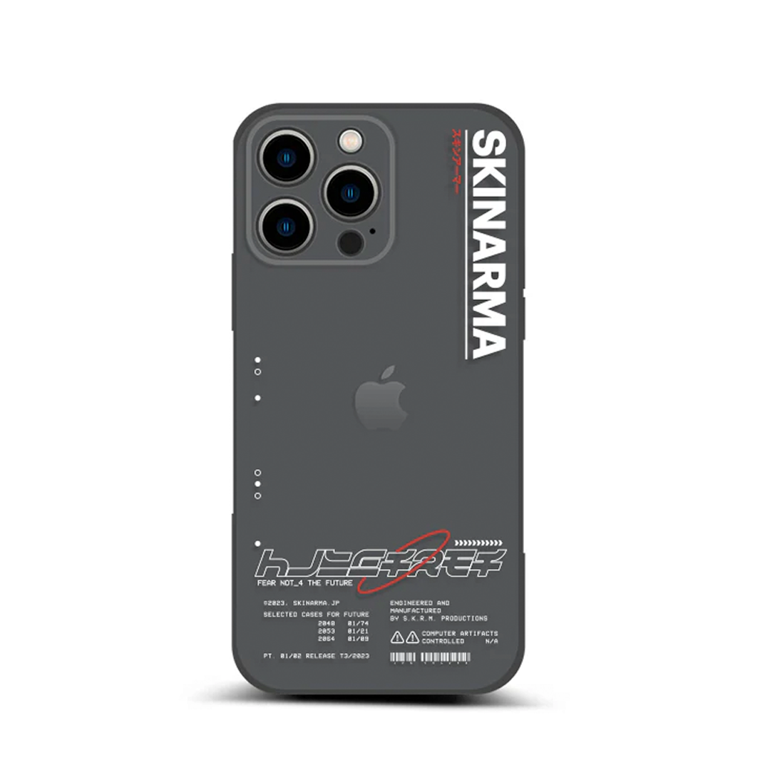 كڤر حماية شيمو من SkinArma لهاتف iPhone 14 Pro | رمادي ضبابي