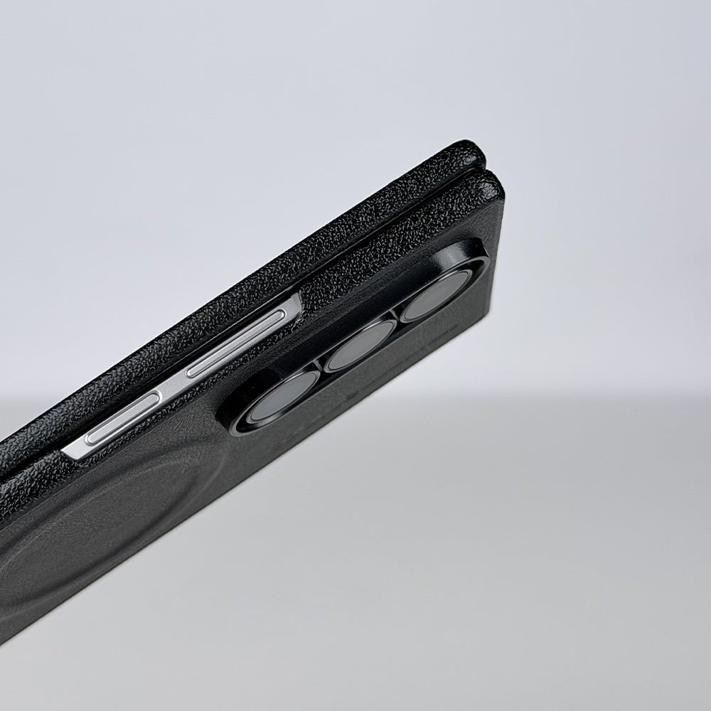 Coblue Premium Leather Magnetic Case – Samsung Galaxy Z Fold 7 | Black