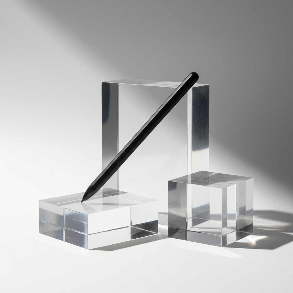 قلم ستايلس من ليزل مع خاصية دعم راحة اليد ويدعم تقنية S-Pen| أسود