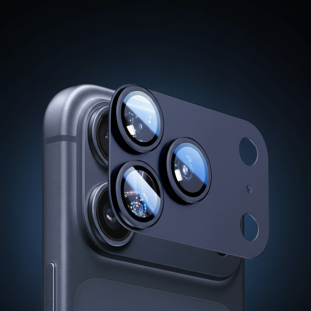 Anank All-in-one Camera Guard For iPhone 17 Pro Max | Deep Blue