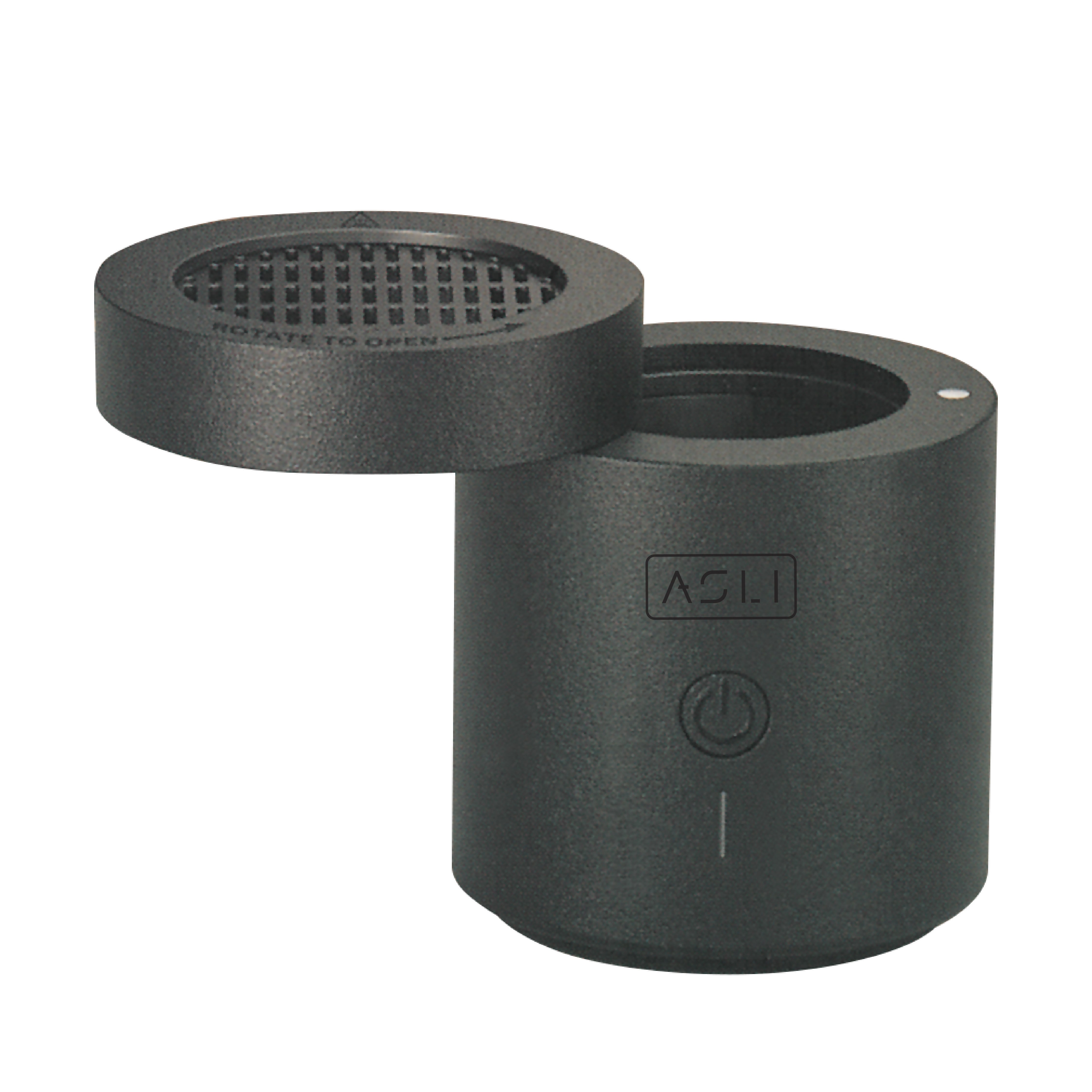 سخان البخور الكهربائي Amberiq Essence من أسلي جلوبال مع تقنية الدوران | أسود