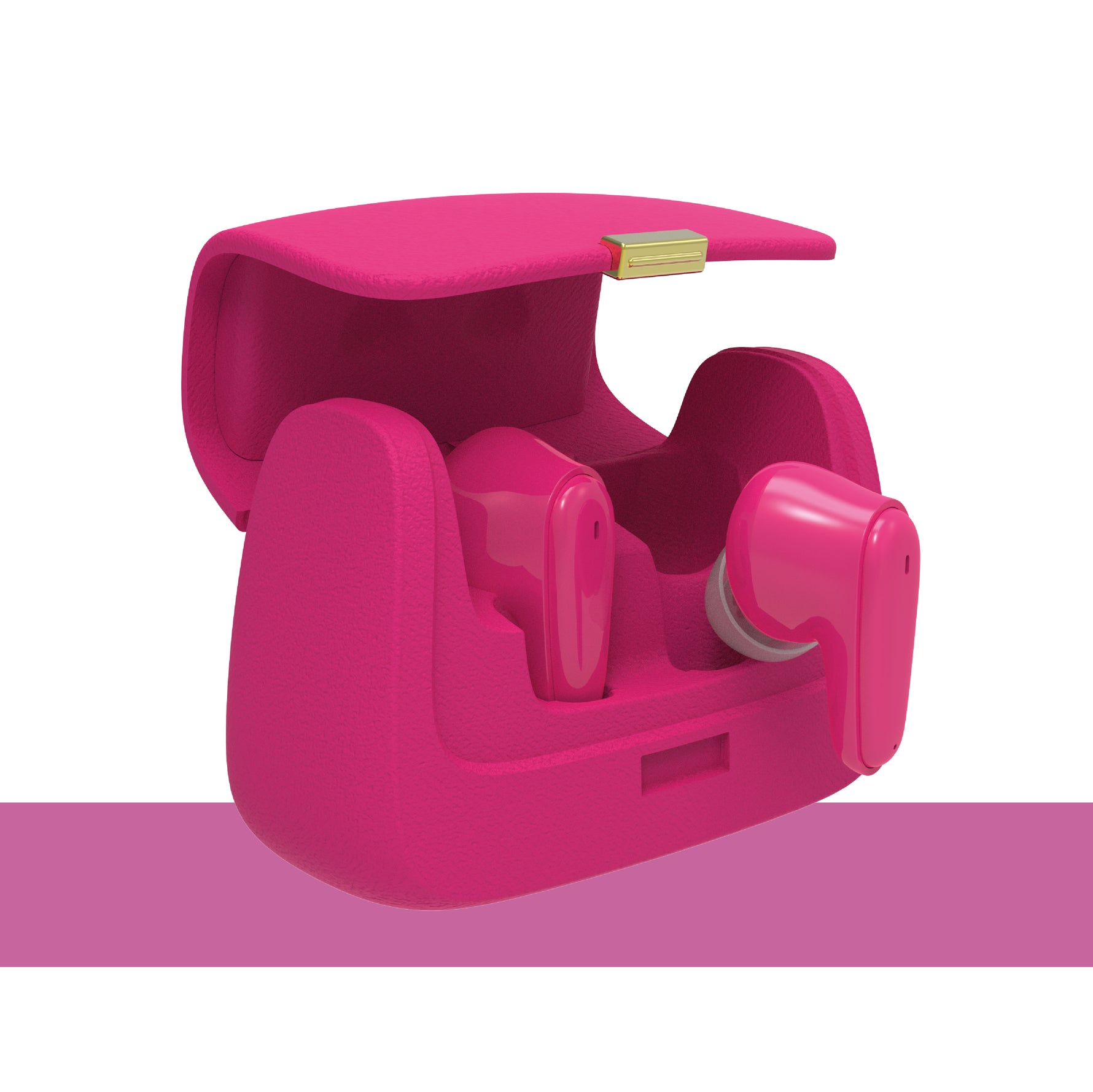 Asli Global Audiobag Echo Unique Handbag Styling TWS Bluetooth Earbuds | Hot Pink