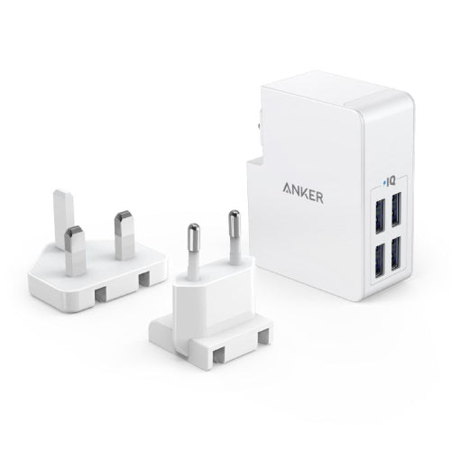 Anker PowerPort 4 Lite Wall Charger | White