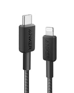 Anker 322 USB-C to Lightning Cable Braided (0.9m/3ft) | Black