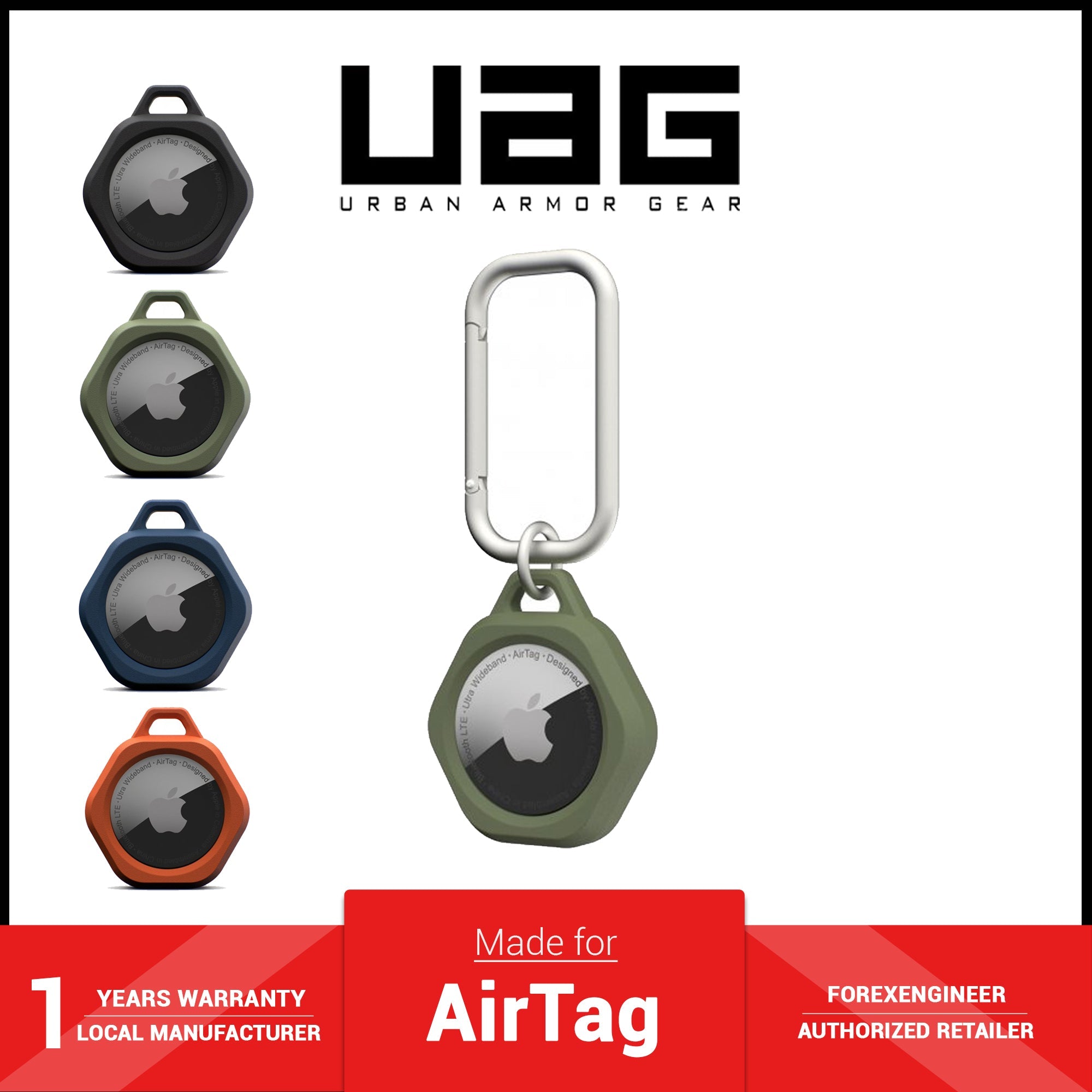 UAG AirTags Scout Case Olive