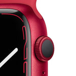 ساعة Apple Watch Series 7 – GPS + Cellular – مقاس 41 مم – علبة ألومنيوم اللون Red  مع سوار رياضي | لون Red  – الحجم العادي
