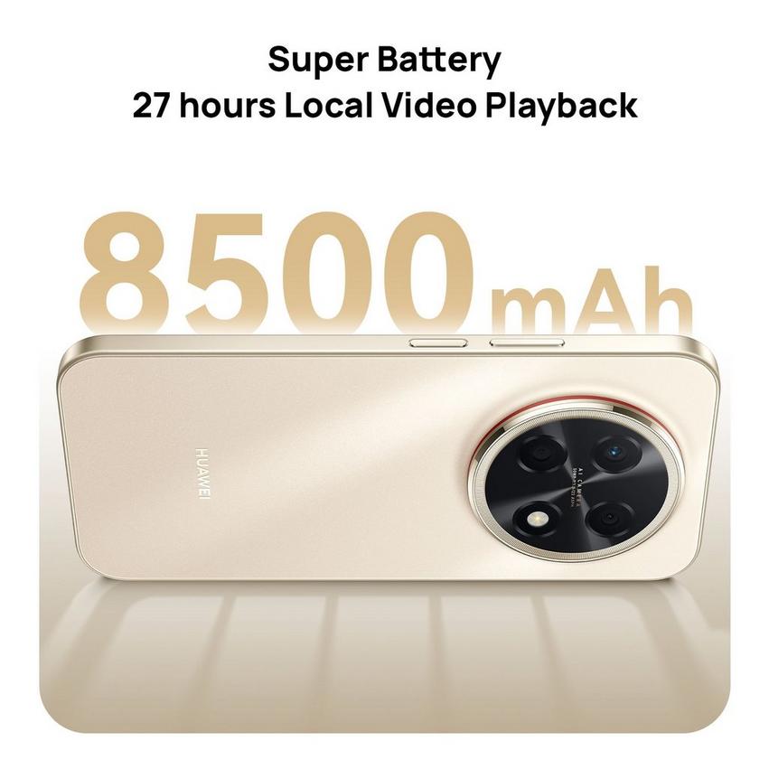 HUAWEI Nova 15 Max Smartphone 256GB, 8GB RAM, 6.84-Inch 120Hz OLED Display, Kirin Processor | Lake Cyan + HUAWEI FreeBuds SE 2 Wireless Earbuds