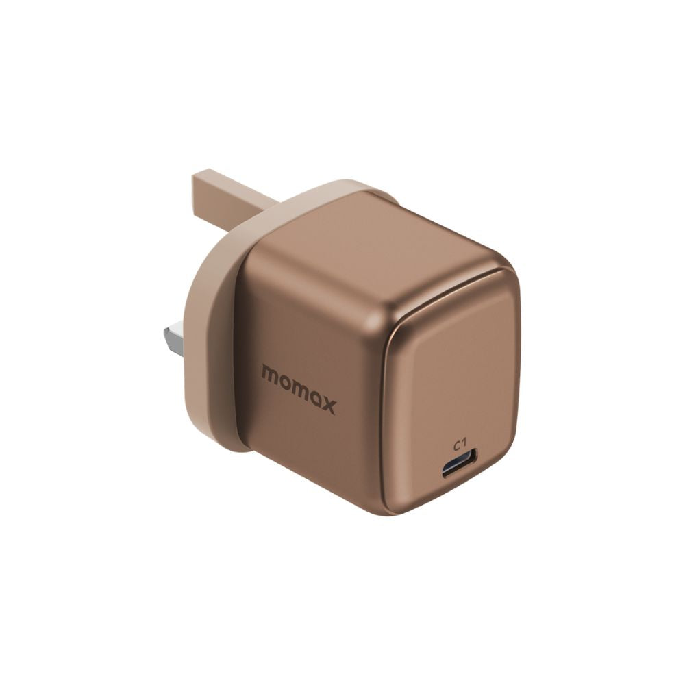 شاحن حائط من Momax 1-Charger GaN Tech بقدرة 65 واط – منفذ واحد | بيچ