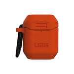 كڤر حماية سيليكون من UAG لسماعات AirPods (الجيل الأول، 2016 والجيل الثاني، 2019) | برتقالي