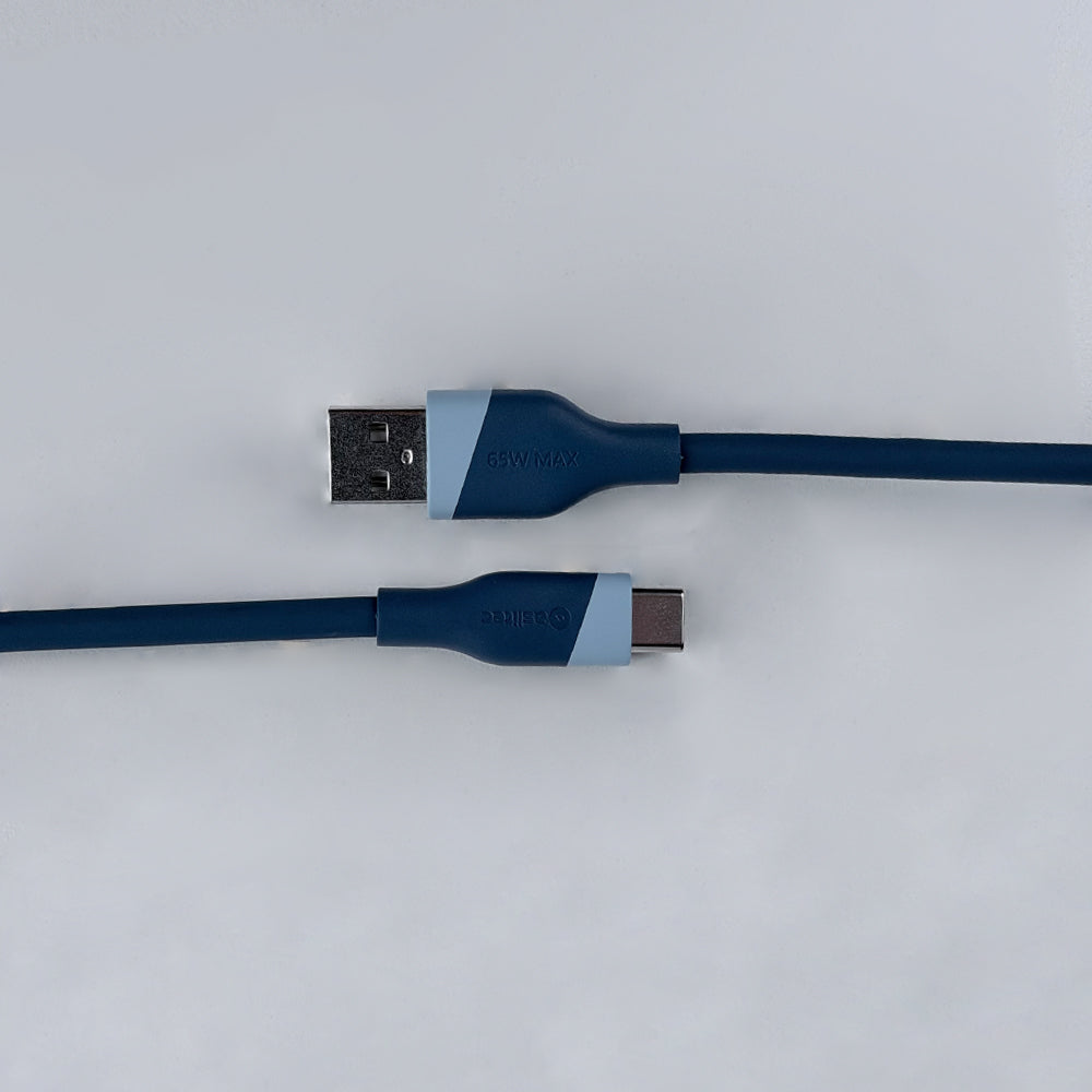 aslitec SILICORECHARGE 65W Fast Charging & Data Cable – USB-A to USB-C