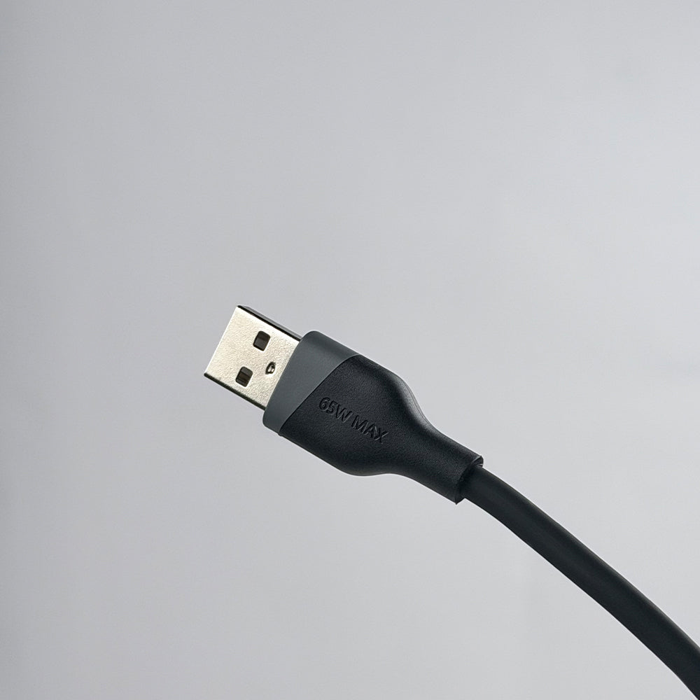 aslitec SILICORECHARGE 65W Fast Charging & Data Cable – USB-A to USB-C