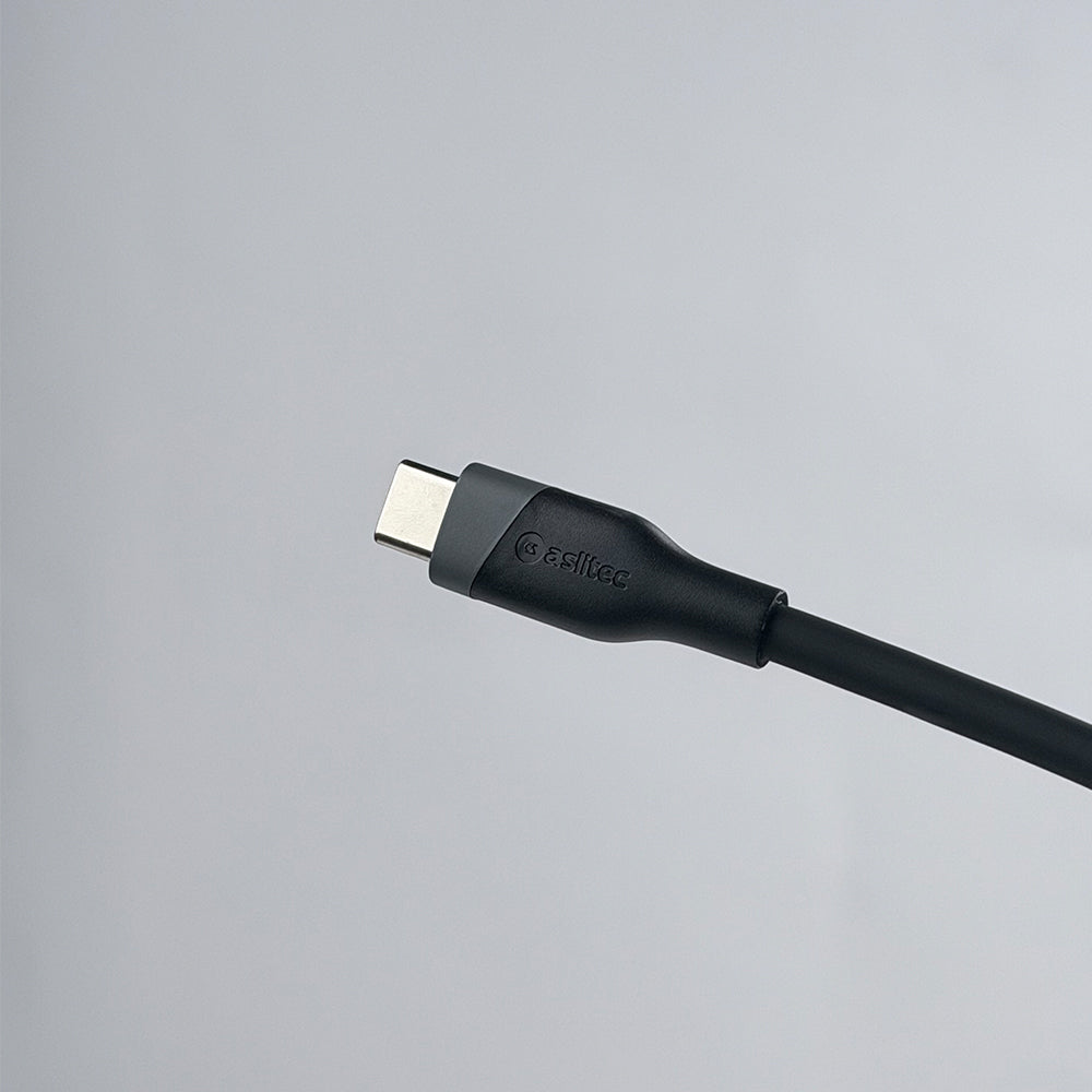 aslitec SILICORECHARGE 65W Fast Charging & Data Cable – USB-A to USB-C