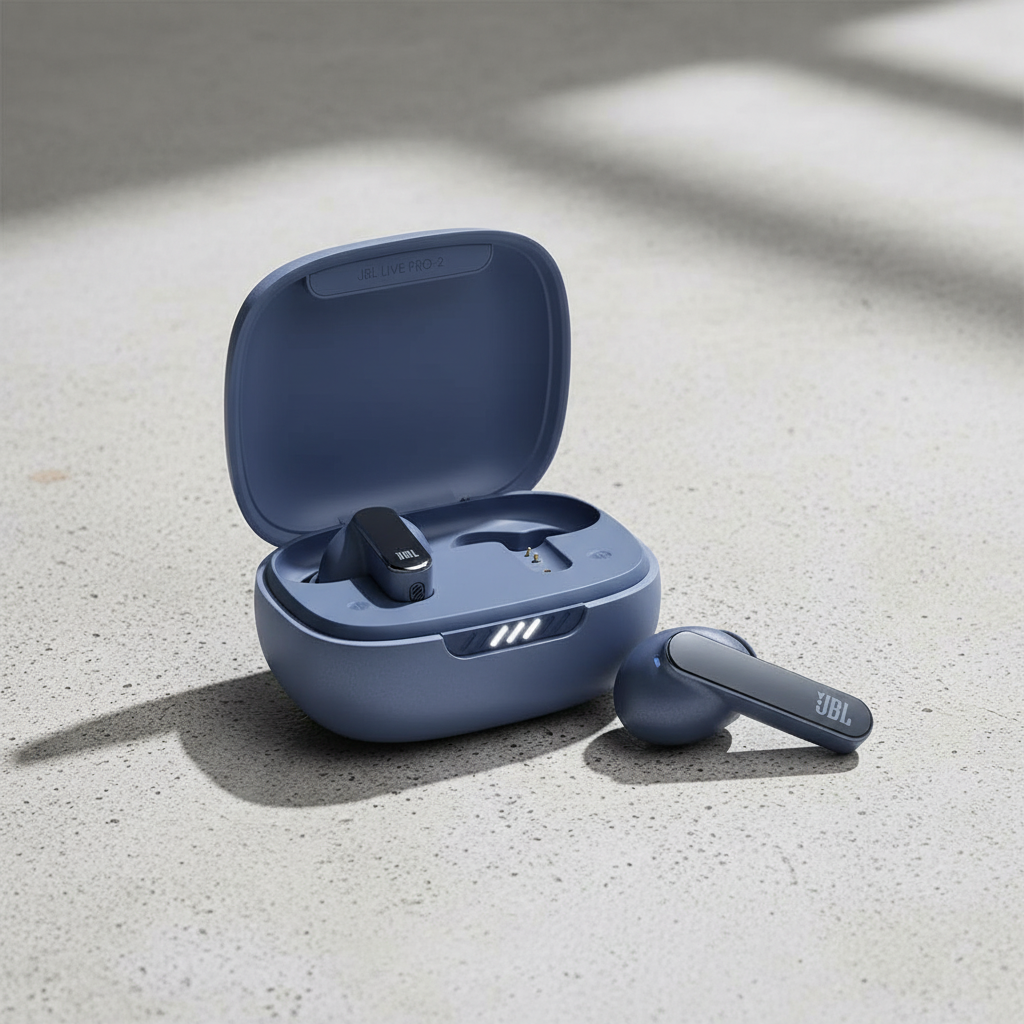 سماعات Live Pro 2 True عازلة للضوضاء من JBL | أزرق