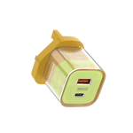 LZEL VoltCharge NanoCore – 30W GaN Transparent Wall Charger