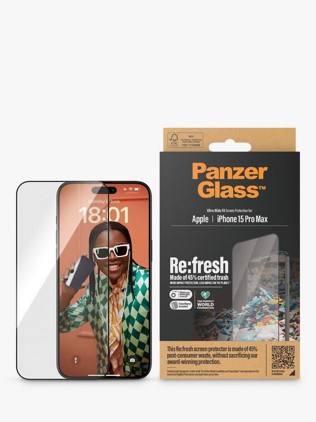 Panzer iPhone 15 Pro Glass Open Cam Screen