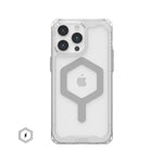 UAG iPhone 15 Pro Plyo MagSafe Case | ice/Silver