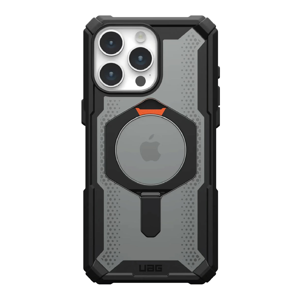 UAG Plasma XTE MagSafe Case for iPhone 15 Pro Max | Black/Orange