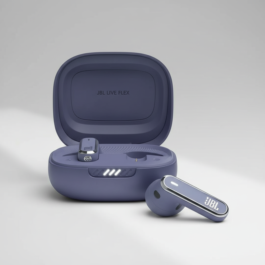 JBL Live Flex With Adaptive Noise Cancelling | Blue