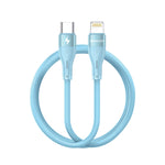 كيبل Voltline 90 Series من 90 Percent من USB-C إلى Lightning من السيليكون بطول 1 متر | أزرق