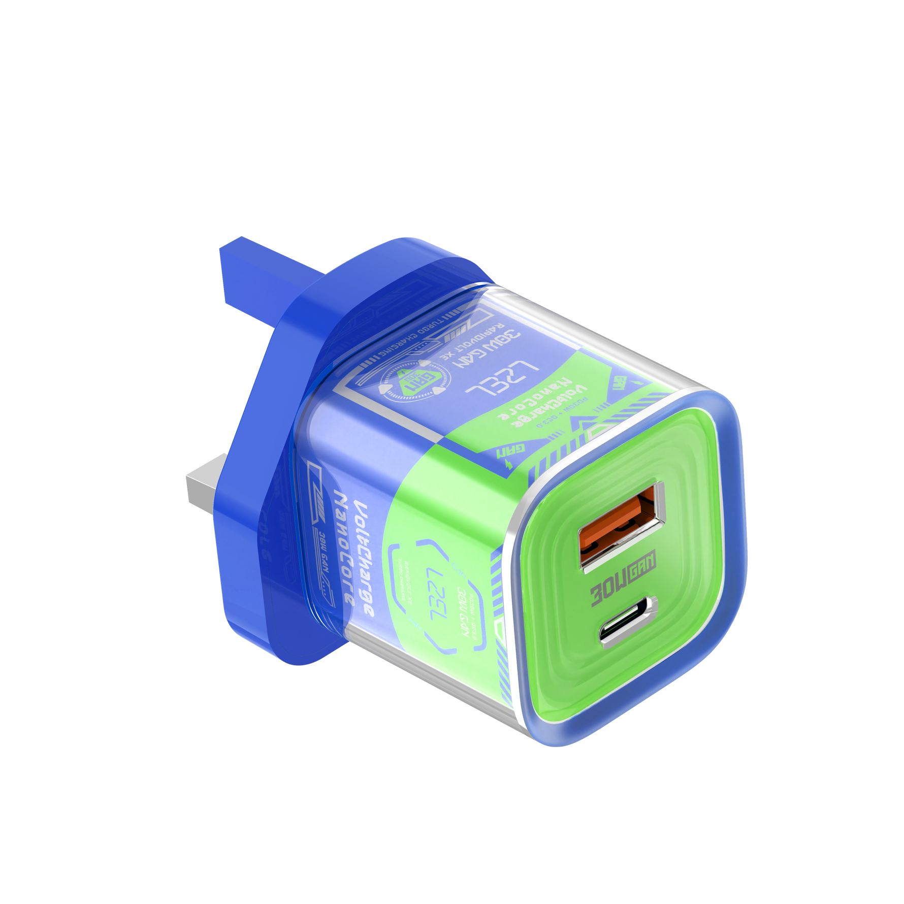 Bundle Offer Charging 5000mAh PD Power Bank + 30W GaN Wall Charger + USB-C to USB-C Lightning Cables + Hard Shell Organizer Case