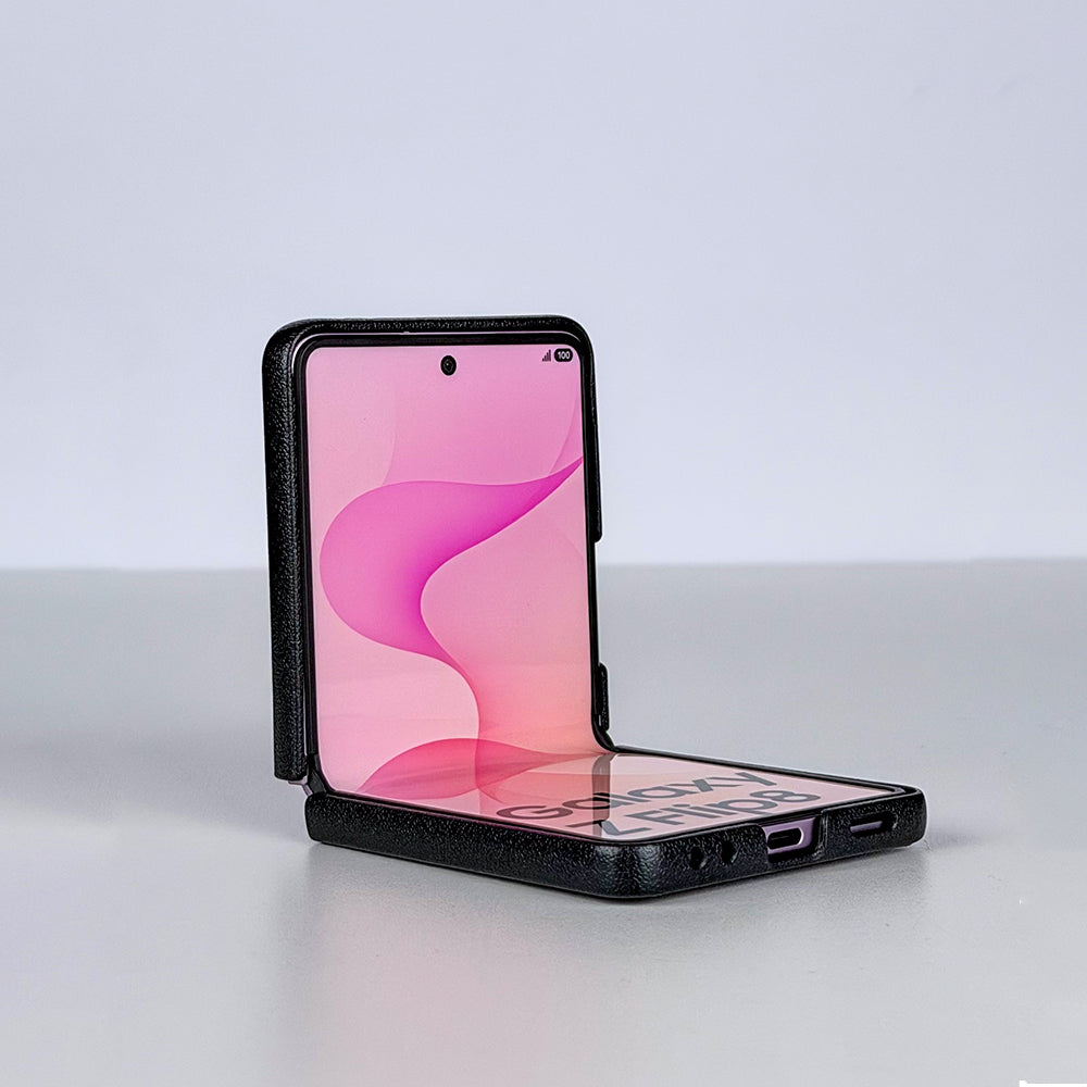 كڤر حماية من Coblue المغناطيسي الفاخر لهاتف Samsung Galaxy Z Flip 7 | أسود