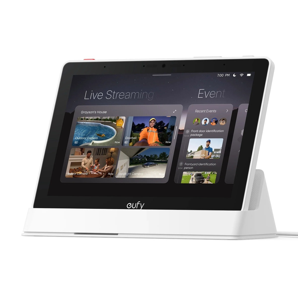 Eufy E10 Smart Display for Home Monitoring | Black / White