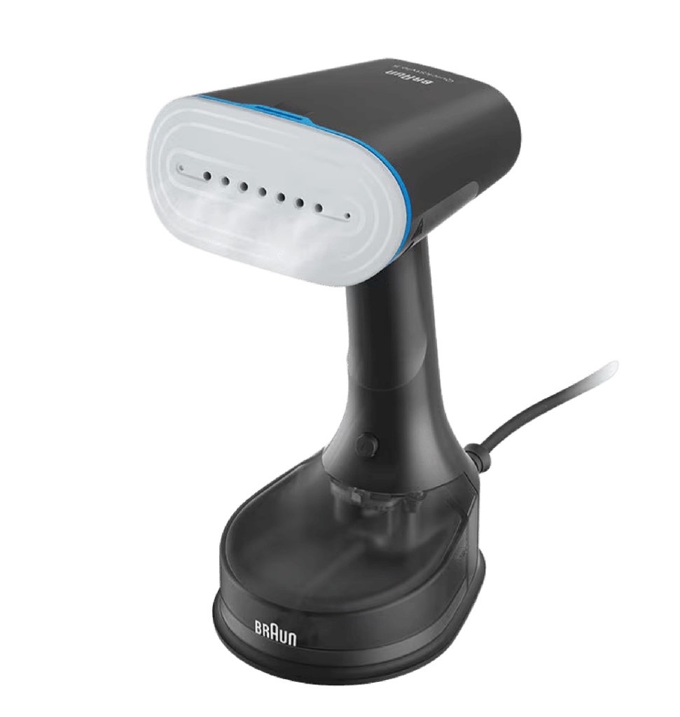 مكواة البخار المحمولة QuickStyle 5 من Braun بقوة 1200 واط | خزان مياه 150 مل | أسود