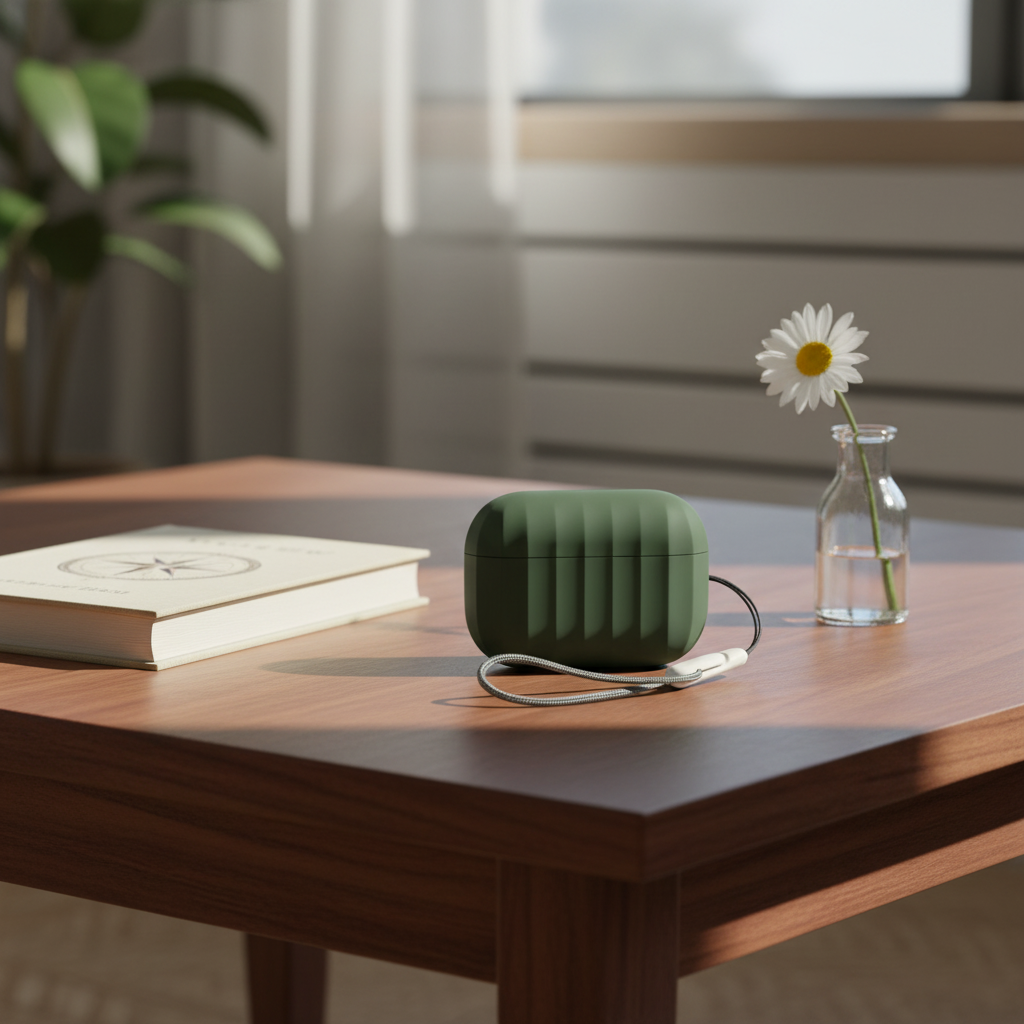 Asli Global Airpods Pro 2 Silicone Case with Anti Drop Protection | Green