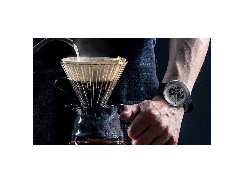 CIGA Design Titanium Edition Michael YoungSeries Automatic Mechanical Skeleton WristWatch | Black