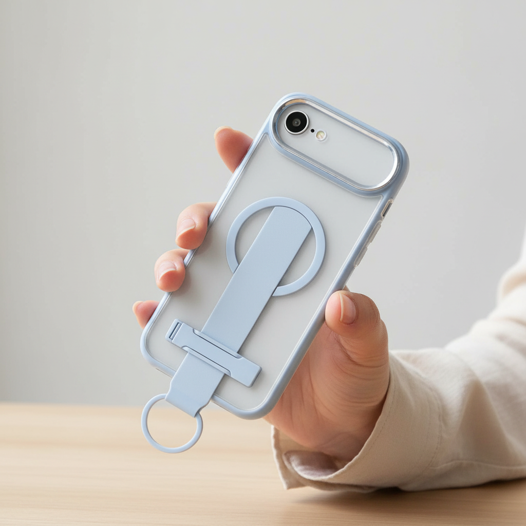 كفر حماية MagMatte Grip من LZEL لجهاز iPhone Air | أزرق فاتح