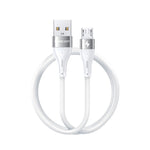 كيبل Voltline 90 Series من 90 Percent من USB-A إلى Micro من السيليكون بطول 1 متر | أبيض