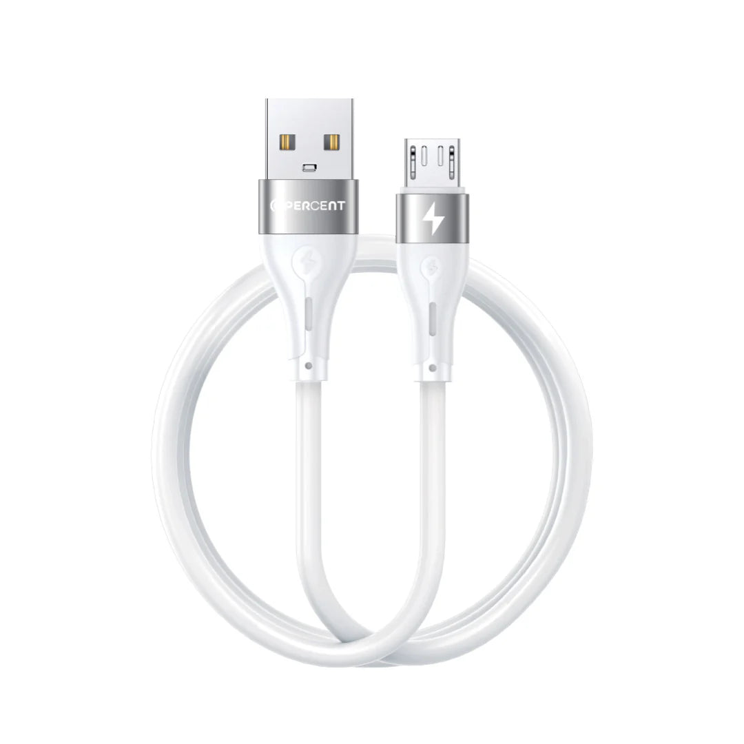 90 Percent Voltline 90 Series USB-A to Micro Silicone Cable 1M