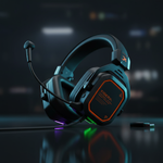 XIBERIA Wireless Gaming Headset 5.8GHz Surround Sound | Orange