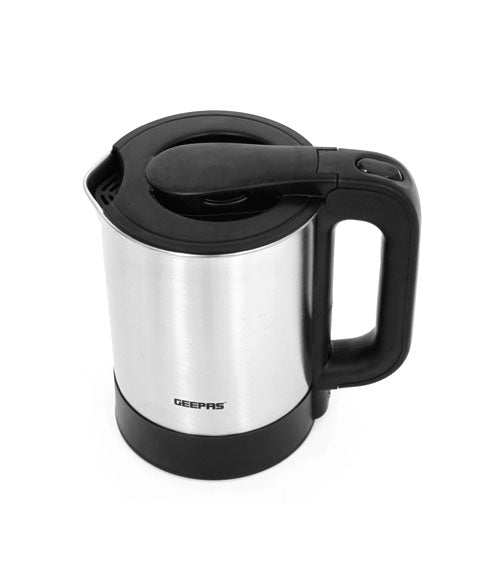 Geepas Stainless Steel Electric Kettle | 1.7L Capacity | 2200W Fast Boil | Auto Shut-Off | Boil Dry Protection | Stainless Steel Body| Safe Design