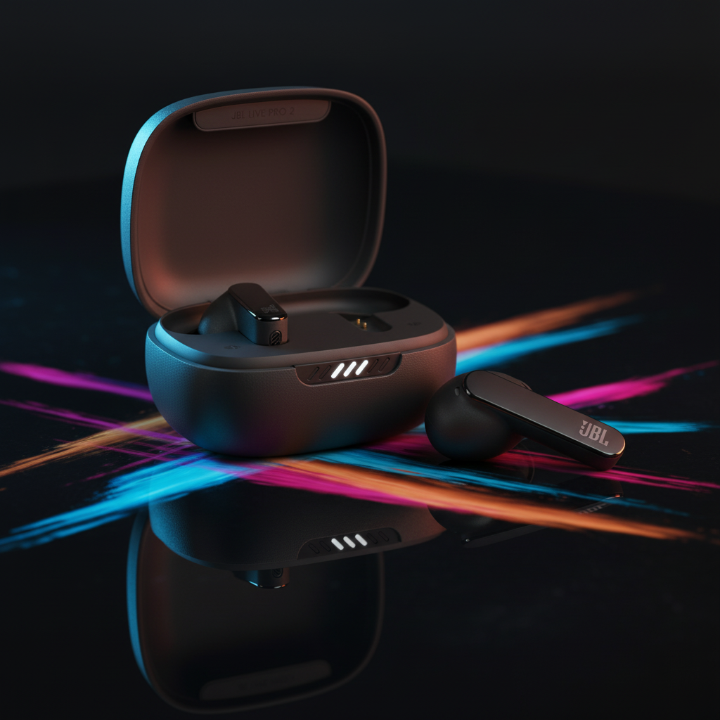 JBL Live Pro 2 True Wireless Noise Cancelling Earbuds | Black