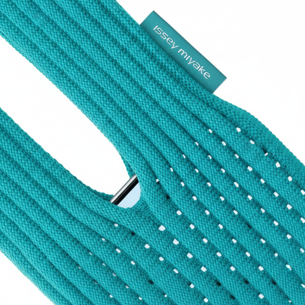 Phone Pocket with Strap – Stretch Knit Wearable iPhone Holder 80 cm | Peacock