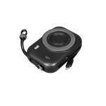 بطارية متنقلة من ليزل مغناطيسي بسعة 10,000 مللي أمبير مع شحن PD عبر USB-C وكابل مدمج | أسود