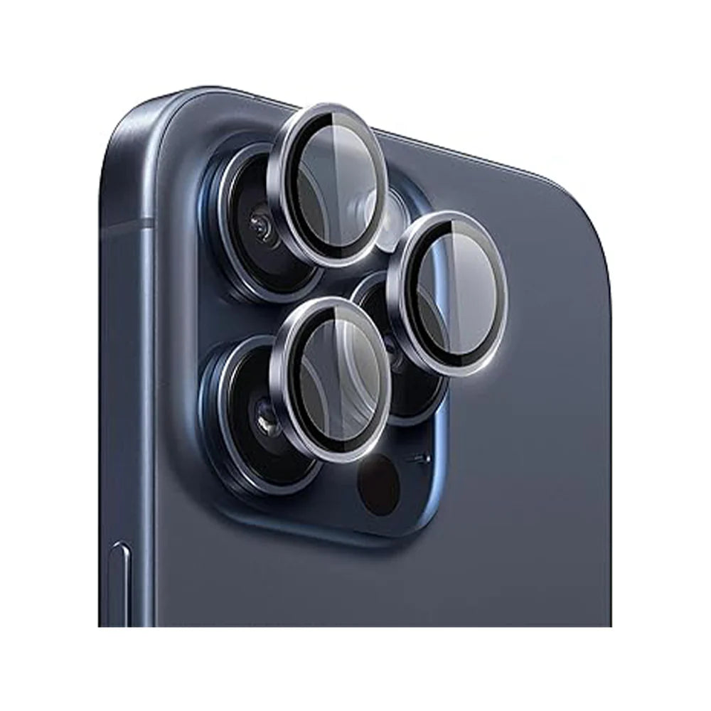 حماية عدسة كاميرا من Asli Edgeguard Series بزجاج كورنينج 9H لهواتف iPhone 15 Pro / 15 Pro Max 