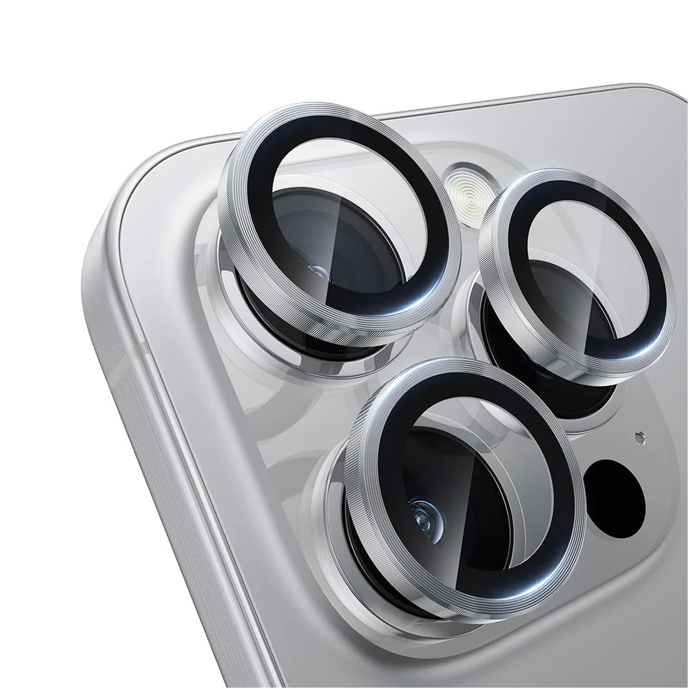 حماية عدسة كاميرا من Asli Edgeguard Series بزجاج كورنينج 9H لهواتف iPhone 15 Pro / 15 Pro Max 