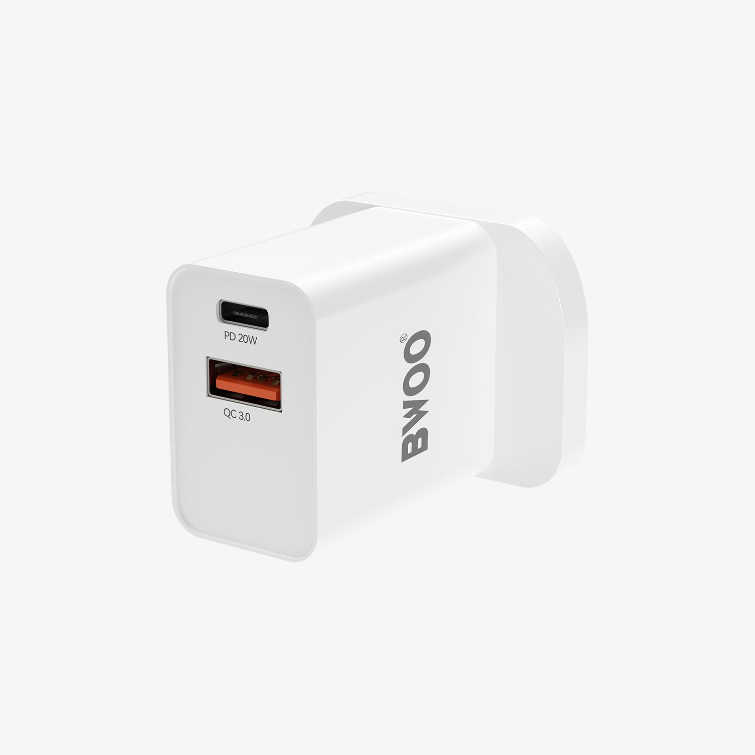 Bwoo Charger PD - QC 20W | White