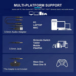 Colusi Multi-Platform Gaming Headset – 3.5mm + USB For PC, PS4/PS5, Xbox, Switch | Black