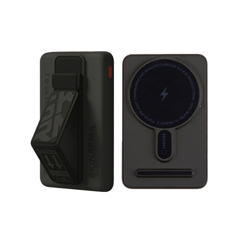 بطارية شحن لاسلكية Spunk بسعة 5000 مللي أمبير وشحن سريع PD بقوة 20 واط من SkinArma | أخضر داكن